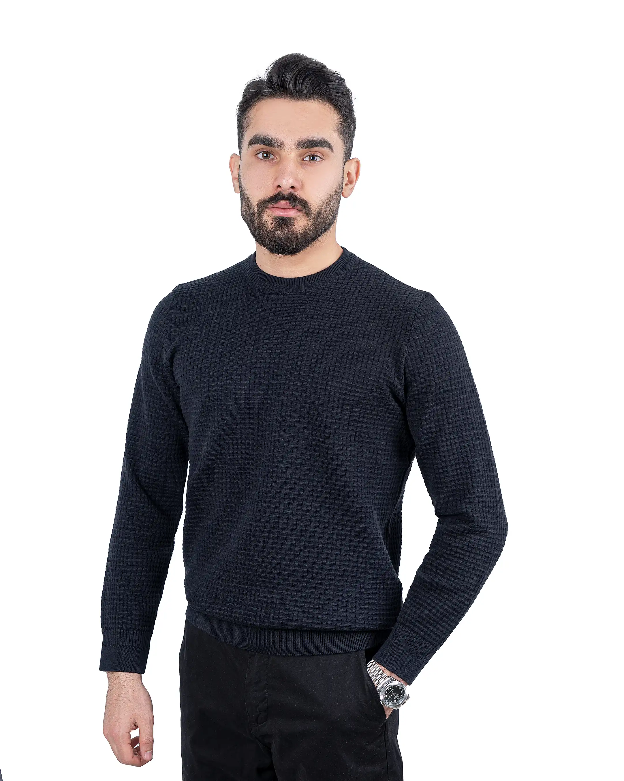 پلیور یقه گرد Kabartma